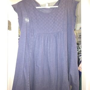 Terra & Sky Women's Top in Dark Blue